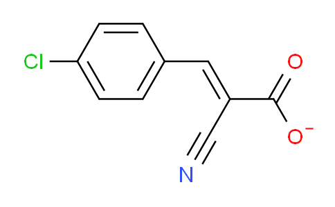 CAS No. 20374-46-3, (E)-3-(4-chlorophenyl)-2-cyano-2-propenoate