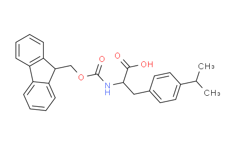 CAS No. 204384-73-6, 2-(9H-fluoren-9-ylmethoxycarbonylamino)-3-(4-propan-2-ylphenyl)propanoic acid