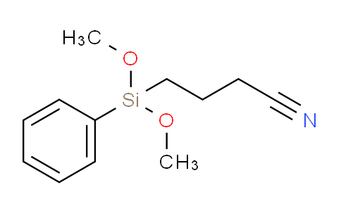 CAS No. 204760-82-7, 4-[dimethoxy(phenyl)silyl]butanenitrile