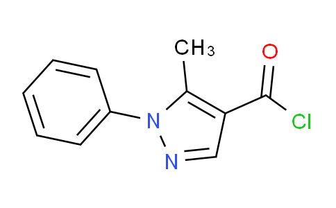 CAS No. 205113-77-5, 5-Methyl-1-phenyl-1H-pyrazole-4-carbonyl chloride