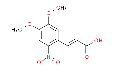 CAS No. 20567-38-8, 3-(4,5-Dimethoxy-2-nitrophenyl)acrylic acid