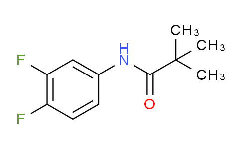 CAS No. 205756-46-3, N-(3,4-difluorophenyl)-2,2-dimethylpropanamide