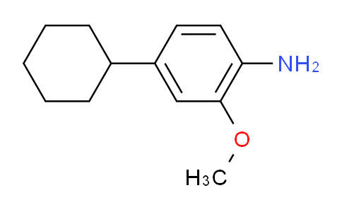 CAS No. 206559-52-6, 4-cyclohexyl-2-methoxyaniline