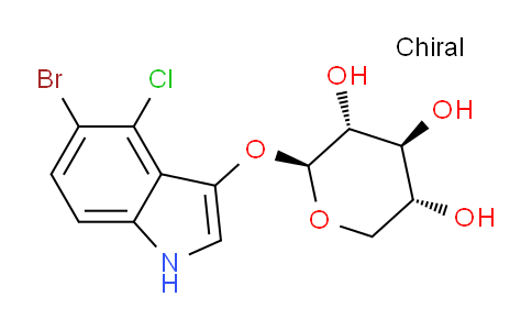 CAS No. 207606-55-1, (2S,3R,4S,5R)-2-((5-Bromo-4-chloro-1H-indol-3-yl)oxy)tetrahydro-2H-pyran-3,4,5-triol