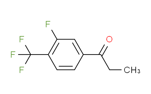 CAS No. 207974-20-7, 1-[3-fluoro-4-(trifluoromethyl)phenyl]-1-propanone