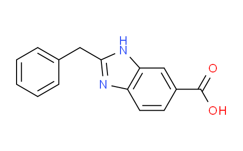 CAS No. 208118-13-2, 2-(phenylmethyl)-3H-benzimidazole-5-carboxylic acid