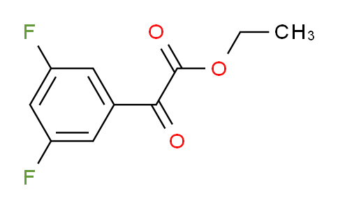CAS No. 208259-57-8, Ethyl 2-(3,5-difluorophenyl)-2-oxoacetate
