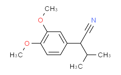 CAS No. 20850-49-1, 2-(3,4-dimethoxyphenyl)-3-methylbutanenitrile