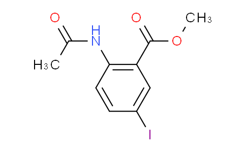 CAS No. 208659-18-1, Methyl 2-acetamido-5-iodobenzoate