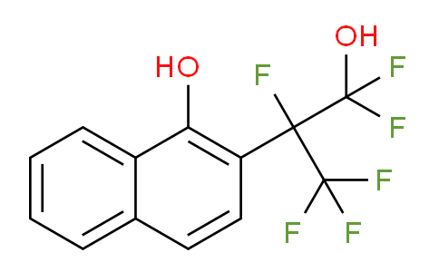 CAS No. 2092-87-7, 2-(1,1,1,2,3,3-hexafluoro-3-hydroxypropan-2-yl)-1-naphthalenol