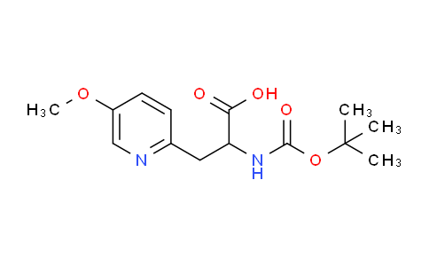 CAS No. 209526-94-3, 3-(5-methoxy-2-pyridinyl)-2-[[(2-methylpropan-2-yl)oxy-oxomethyl]amino]propanoic acid