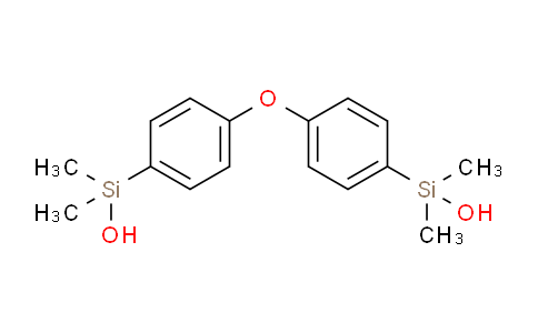CAS No. 2096-54-0, hydroxy-[4-[4-[hydroxy(dimethyl)silyl]phenoxy]phenyl]-dimethylsilane