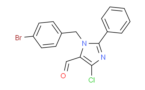 CAS No. 210824-76-3, 3-[(4-bromophenyl)methyl]-5-chloro-2-phenyl-4-imidazolecarboxaldehyde