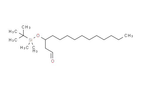 CAS No. 213459-08-6, 3-[tert-butyl(dimethyl)silyl]oxytetradecanal