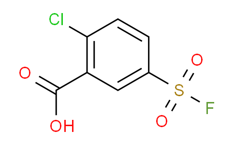 CAS No. 21346-66-7, 2-Chloro-5-(fluorosulfonyl)benzoic acid