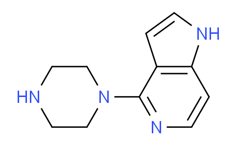 CAS No. 214045-67-7, 4-(1-piperazinyl)-1H-pyrrolo[3,2-c]pyridine