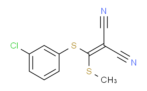 CAS No. 214330-86-6, 2-[(3-Chlorophenylthio)(methylthio)methylene]-malononitrile