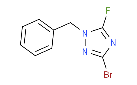 CAS No. 214540-43-9, 1-Benzyl-3-bromo-5-fluoro-1H-1,2,4-triazole