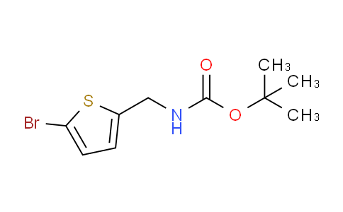 CAS No. 215183-27-0, tert-Butyl ((5-bromothiophen-2-yl)methyl)carbamate