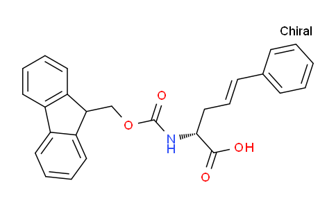 CAS No. 215190-23-1, (R)-2-((((9H-Fluoren-9-yl)methoxy)carbonyl)amino)-5-phenylpent-4-enoic acid