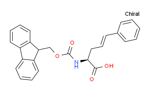 CAS No. 215190-24-2, (S)-2-((((9H-Fluoren-9-yl)methoxy)carbonyl)amino)-5-phenylpent-4-enoic acid