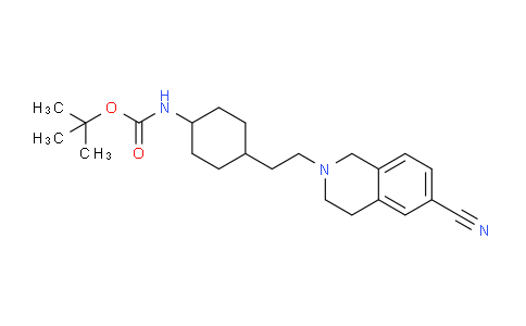215790-38-8 | N-[4-[2-(6-cyano-3,4-dihydro-1H-isoquinolin-2-yl)ethyl]cyclohexyl]carbamic acid tert-butyl ester