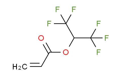 CAS No. 2160-89-6, 1,1,1,3,3,3-Hexafluoropropan-2-yl acrylate