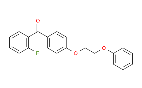 CAS No. 216143-97-4, (2-fluorophenyl)-[4-(2-phenoxyethoxy)phenyl]methanone