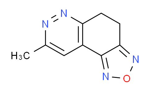CAS No. 216218-93-8, 8-Methyl-4,5-dihydro-[1,2,5]oxadiazolo[3,4-f]cinnoline