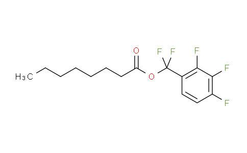 CAS No. 21635-03-0, Difluoro(2,3,4-trifluorophenyl)methyl octanoate