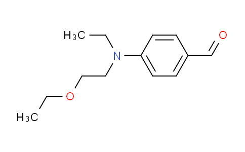 CAS No. 21635-78-9, 4-[2-ethoxyethyl(ethyl)amino]benzaldehyde