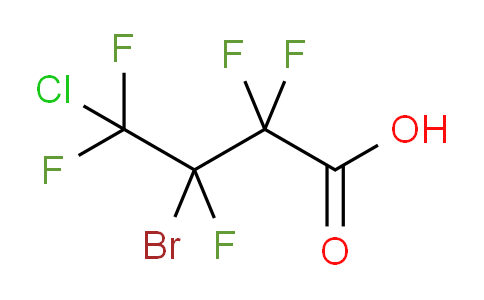 CAS No. 216393-99-6, 3-Bromo-4-chloro-2,2,3,4,4-pentafluorobutanoic acid