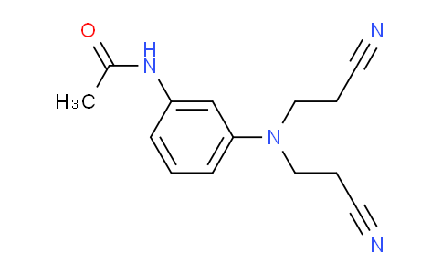 CAS No. 21678-64-8, N-(3-(Bis(2-cyanoethyl)amino)phenyl)acetamide