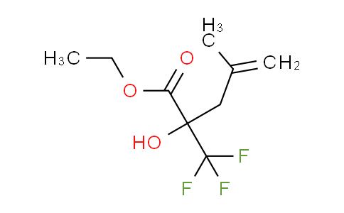 CAS No. 217195-91-0, Ethyl 2-hydroxy-4-methyl-2-(trifluoromethyl)pent-4-enoate