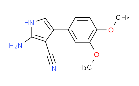 CAS No. 217954-75-1, 2-Amino-4-(3,4-dimethoxyphenyl)-1H-pyrrole-3-carbonitrile