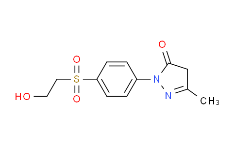 CAS No. 21951-34-8, 2-[4-(2-hydroxyethylsulfonyl)phenyl]-5-methyl-4H-pyrazol-3-one