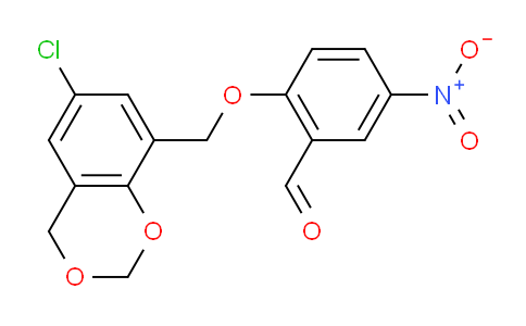 CAS No. 219539-02-3, 2-[(6-Chloro-4H-1,3-benzodioxin-8-yl)methoxy]-5-nitrobenzaldehyde
