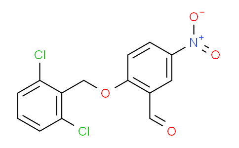 CAS No. 219539-46-5, 2-[(2,6-Dichlorophenyl)methoxy]-5-nitrobenzaldehyde