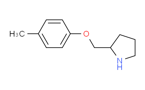CAS No. 220510-60-1, 2-[(4-methylphenoxy)methyl]pyrrolidine
