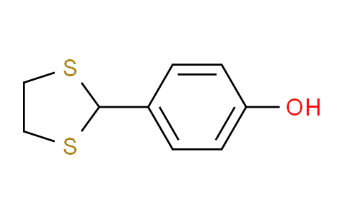 CAS No. 22068-49-1, 4-(1,3-dithiolan-2-yl)phenol