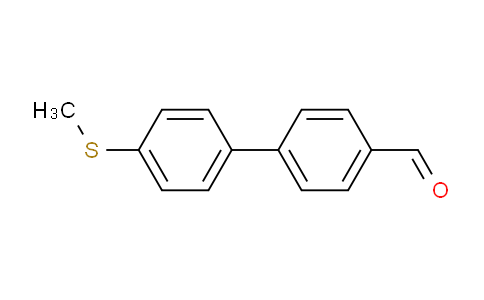 CAS No. 221018-02-6, 4'-(Methylthio)-[1,1'-biphenyl]-4-carbaldehyde