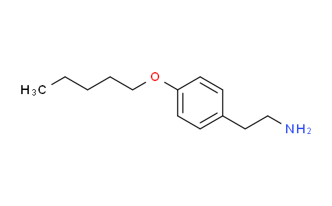 CAS No. 57224-68-7, 2-(4-Pentoxyphenyl)ethanamine