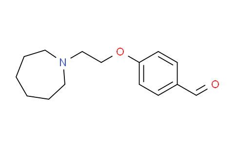 CAS No. 223251-09-0, 4-(2-(Azepan-1-yl)ethoxy)benzaldehyde