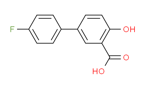 CAS No. 22510-33-4, 5-(4-fluorophenyl)-2-hydroxybenzoic acid