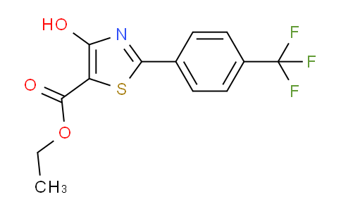 CAS No. 227199-08-8, Ethyl 4-hydroxy-2-(4-(trifluoromethyl)phenyl)thiazole-5-carboxylate