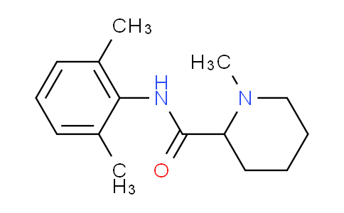 CAS No. 22801-44-1, N-(2,6-dimethylphenyl)-1-methyl-2-piperidinecarboxamide