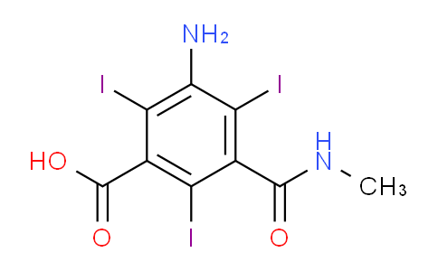 CAS No. 2280-89-9, 5-Amino-2,4,6-triiodo-N-methylisophthalamic Acid