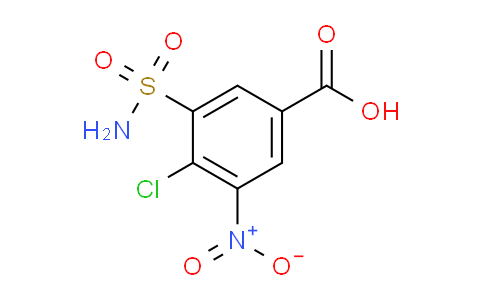 CAS No. 22892-96-2, 4-Chloro-3-nitro-5-sulphamoylbenzoic acid