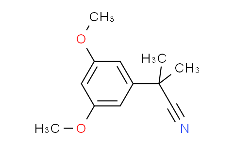 CAS No. 22972-63-0, 2-(3,5-Dimethoxyphenyl)-2-methylpropanenitrile