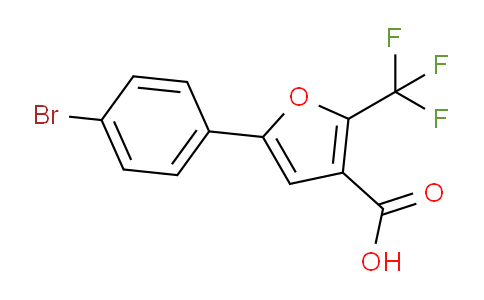 CAS No. 229957-02-2, 5-(4-Bromophenyl)-2-(trifluoromethyl)furan-3-carboxylic acid